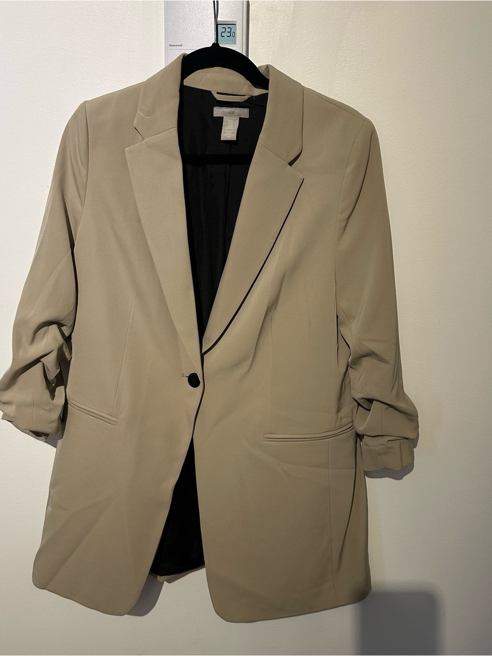 Women's Taupe over sized Blazer